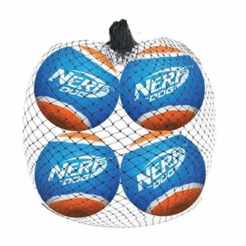 Nerf Dog - Мяч теннисный для бластера, 6 см, 4 шт