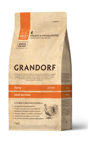 Grandorf Sterilised Turkey - Сухой корм для стерилизованных кошек, с индейкой
