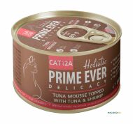 Prime Ever Holistic Delicacy - Консервы для кошек, мусс из тунца с креветками, 80г