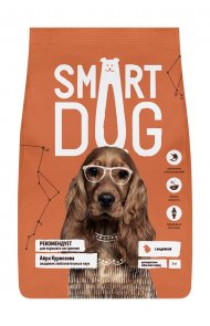 37955.190x0 Smart Dog - Syhoi korm dlya sobak krypnih porod, s yagnenkom kypit v zoomagazine «PetXP» Smart Dog сухой корм - Для взрослых собак с индейкой