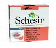 Schesir - Консервы для кошек с тунцом и папайя 75 гр