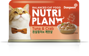 Nutri Plan - Консервы для кошек, Тунец с Крабом в собственном соку, 160 гр