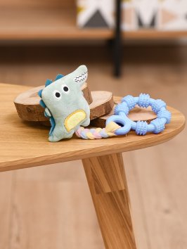 PetSHOP - Игрушка для собак, кольцо на канате с игрушкой, 22 см