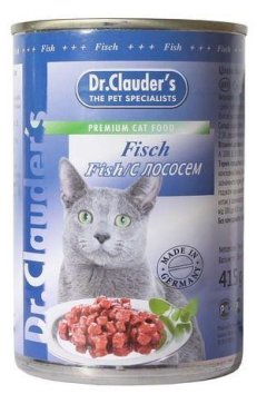 Dr. Clauders - Консервы для Кошек с Лососем 415 гр