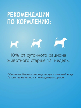 TiTBiT - Нарезка из трески для собак, 80 гр