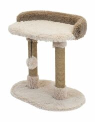 Yami Yami "Аркус" - Когтеточка-лежанка для кошек, овальная, с двумя столбиками 58*36*49 см