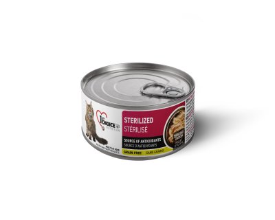 1st Choice Sterilized - Консервы для кошек, с курицей и сардиной, 85 гр 1st Choice Sterilized - Консервы для кошек, с курицей и сардиной, 85 гр