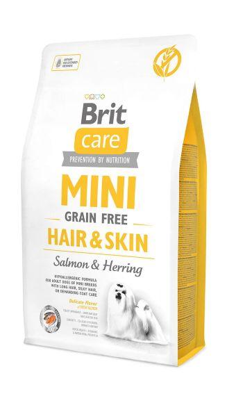 Brit Care Mini Hair & Skin - Сухой корм для собак малых пород, уход за шерстью