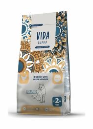 Vida Super - Сухой корм для взрослых стерилизованных кошек, с курицей и овощами
