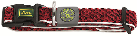 Hunter - Hilo Vario Basic 33-50 см - Ошейник для собак, сетчатый текстиль