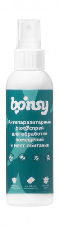 Bonsy - Антипаразитарный БИОспрей для обработки места обитания кошек и собак 150мл