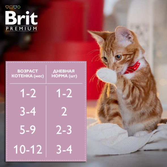 Brit - Консервы для котят, с Белой рыбой в соусе, 85 гр