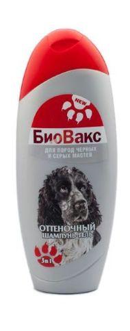 БиоВакс Шампунь для собак оттеночный черный 350мл