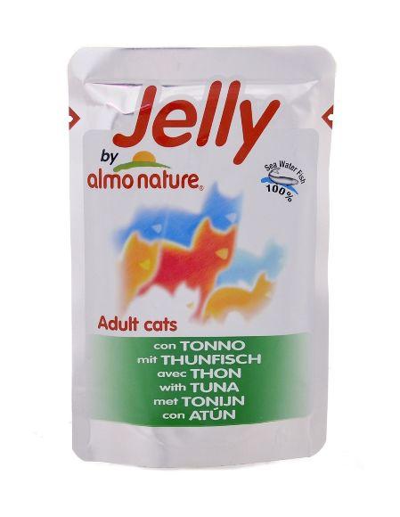13966.580 Almo Nature HFC Jelly - kysochki v jele dlya koshek s tyncom 70gr . Zoomagazin PetXP Almo Nature HFC Jelly - кусочки в желе для кошек с тунцом 70гр