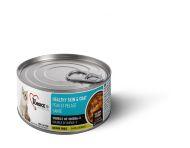 1st Choice Healthy Skin&Coat - Консервы для кошек c лососем в масле тунца 85 гр