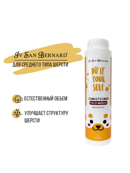 Iv San Bernard DO IT YOURSELF — Кондиционер для животных со средней шерстью, 300 мл