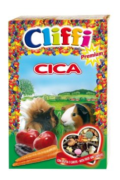 Cliffi - корм для морских свинок с фруктами и морковью 700гр
