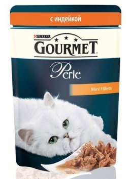 Gourmet Perle - мини-филе с индейкой в подливе 85гр