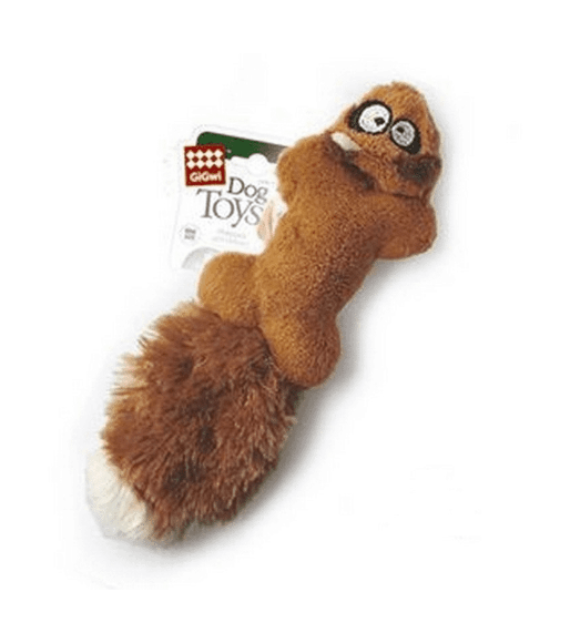 GiGwi - Игрушка Белка с пищалками, ткань/резина