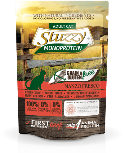 Stuzzy Monoprotein (Монопротеин) - консервы для кошек с говядиной 85гр