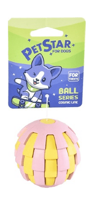 Pet Star - Игрушка для собак, Мяч для лакомств, 5*6.5 см