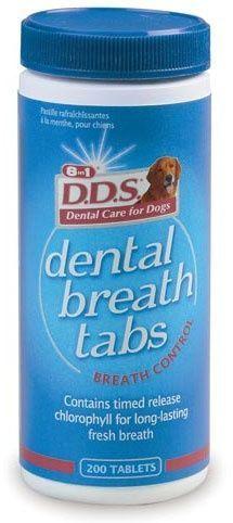 8 в 1 - Dental Breath tabs - Таблетки для свежего дыхания собак мелких и средних пород 200 шт