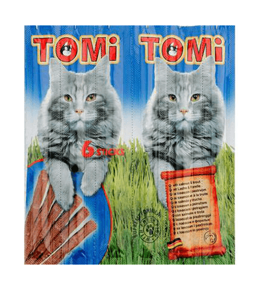 ToMi - Мясные палочки для взрослых кошек с лососем и форелью, 30 гр