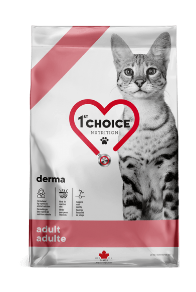 1St Choice GF Derma - Сухой корм для кошек с чувствительной кожей, с лососем