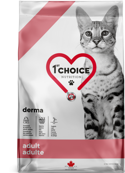 1st Choice GF Derma - Сухой корм для кошек с гиперчувствительной кожей, с лососем