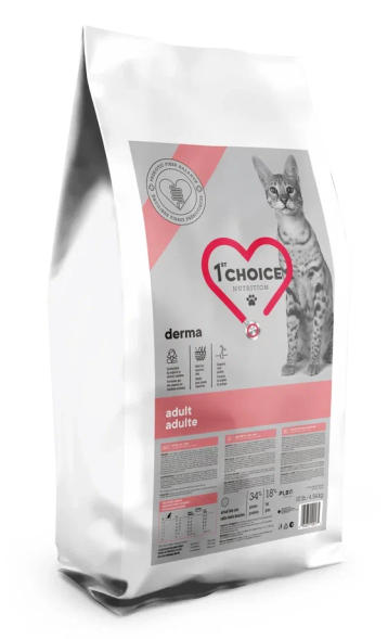 1st Choice GF Derma - Сухой корм для кошек с гиперчувствительной кожей, с лососем