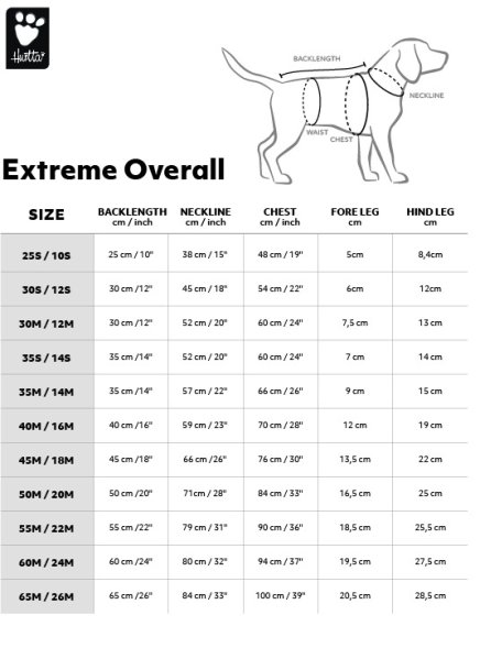 Hurtta - Тёплый комбинезон для собак (Extreme Overall)
