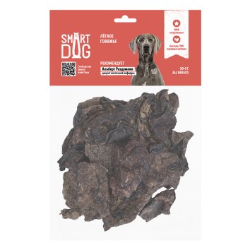Smart Dog - Лакомство для собак, Легкое говяжье, 50 гр