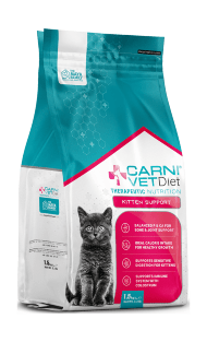 Carni VetDiet Kitten Support - Сухой корм для котят с нарушениями развития и проблема с ЖКТ 1,5кг