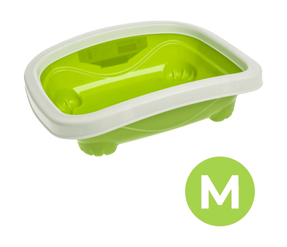 M-Pets - Туалет-лоток с бортиком MEMPHIS, размер M, 49.2x39.5x15 см