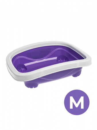 M-Pets - Туалет-лоток с бортиком MEMPHIS, размер M, 49.2x39.5x15 см