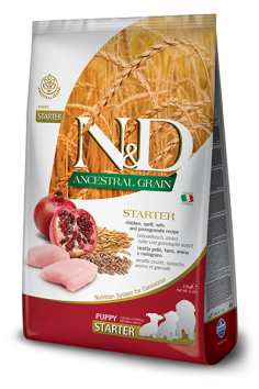 Farmina Ancestral Grain - Корм для щенков всех пород, Курица с Гранатом и Спельтой