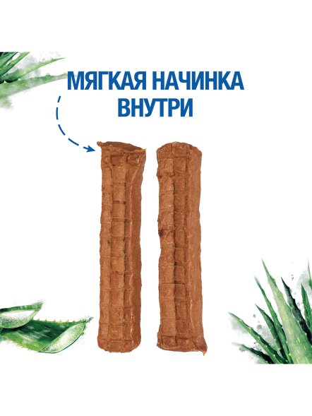 Monge Gift Skin Support - Лакомство для собак всех пород &amp;quot;Мясные батончики&amp;quot; со свежим лососем, алоэ вера и дрожжами для поддержки здоровья кожи 40 г