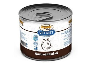 Organic Choice VET Gastrointestinal - Профилактическое питание для взрослых кошек, с чувствительным пищеварением 240 гр