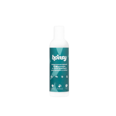 Bonsy - Антипаразитарный БИОшампунь от блох и клещей для щенков и собак Bonsy - Антипаразитарный БИОшампунь от блох и клещей для щенков и собак