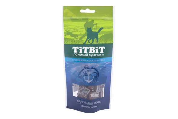 TiTBiT - Кубики из лосося для собак