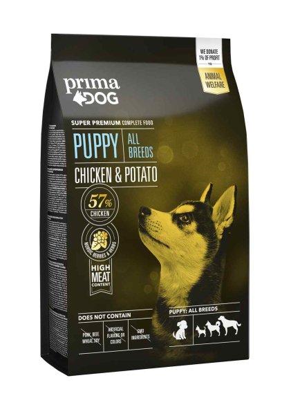 Prima Dog Puppy - Сухой корм для щенков всех пород 4кг