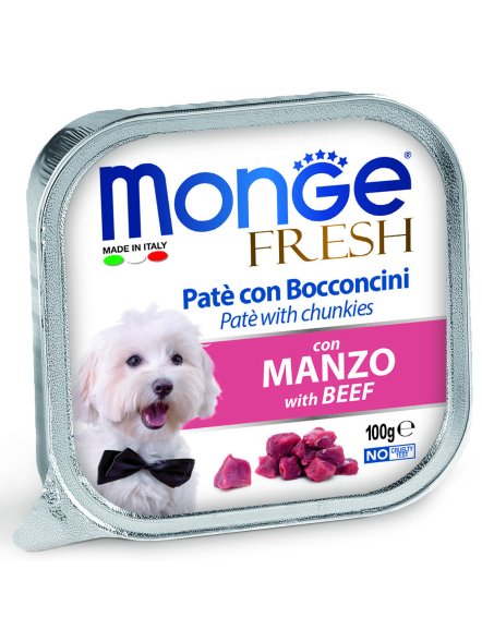 Monge Dog Fresh - Консервы для собак говядина 100г
