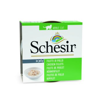 Schesir - Консервы для кошек с филе цыпленка 85 гр