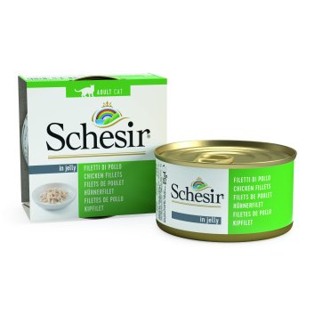 Schesir - Консервы для кошек с филе цыпленка 85 гр