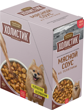 Деревенские Лакомства Холистик Премьер - Мясной соус для собак из телятины, 90 г