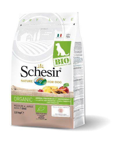 Schesir Bio Adult Medium&Large - сухой корм для собак средних и крупных пород 2,5кг
