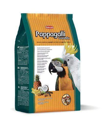 15559.580 Padovan Grandmix Pappagalli - Korm dlya krypnih popygaev kypit v zoomagazine «PetXP» Padovan Grandmix Pappagalli - Корм для крупных попугаев