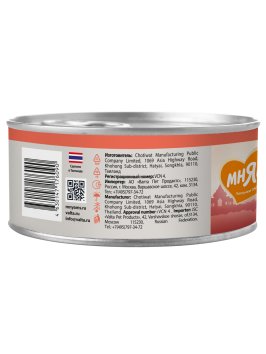Мнямс - Влажный дополнительный корм для кошек, Курица с лососем в нежном желе 70 г