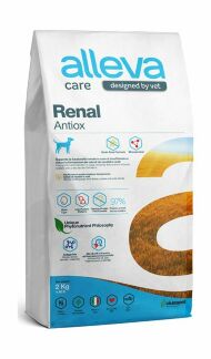 Alleva Care Renal - Antiox - Сухой корм для взрослых собак, при почечной недостаточности и мочекаменной болезни, ветеринарная диета