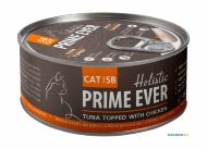 Prime Ever Holistic - Консервы для кошек, тунец с цыпленком в желе, 80г